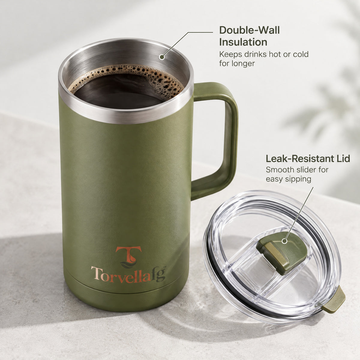 Torvellafg™ Travel Mug & Water Bottle Combo Set gallery image 4