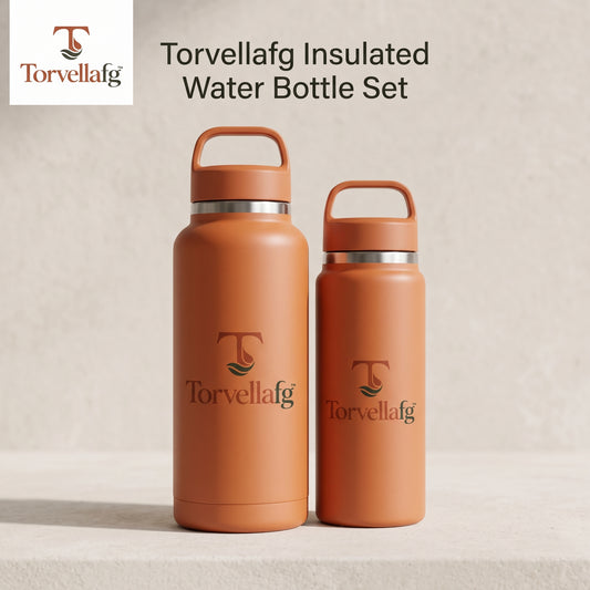 Torvellafg™ Insulated Water Bottle Set (Large & Medium Sizes) gallery image 1