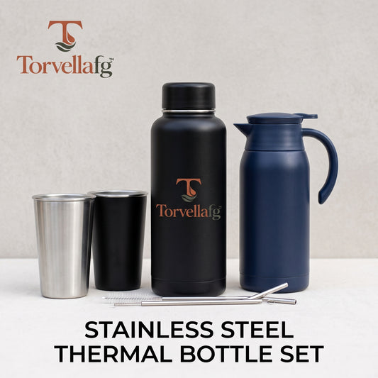 Torvellafg™ Stainless Steel Thermal Bottle Set gallery image 1