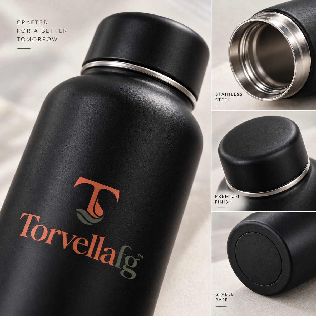 Torvellafg™ Stainless Steel Thermal Bottle Set gallery image 5