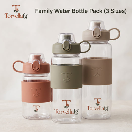 Torvellafg™ Family Water Bottle Pack (3 Sizes) gallery image 1