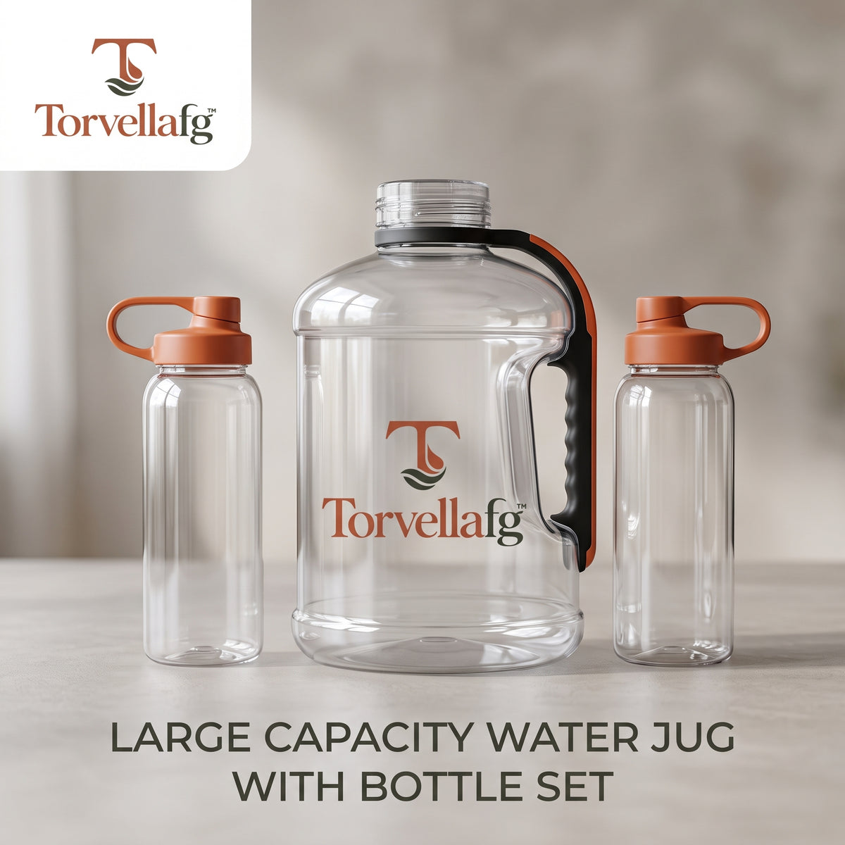 Torvellafg™ Large Capacity Water Jug with Bottle Set gallery image 1
