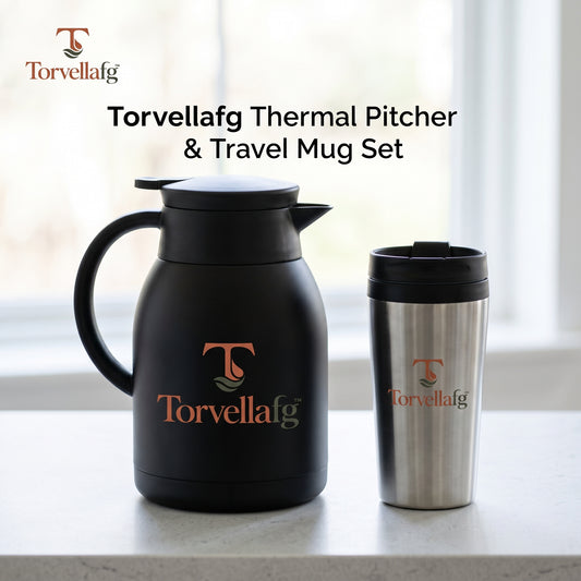 Torvellafg™ Thermal Pitcher & Travel Mug Set gallery image 1