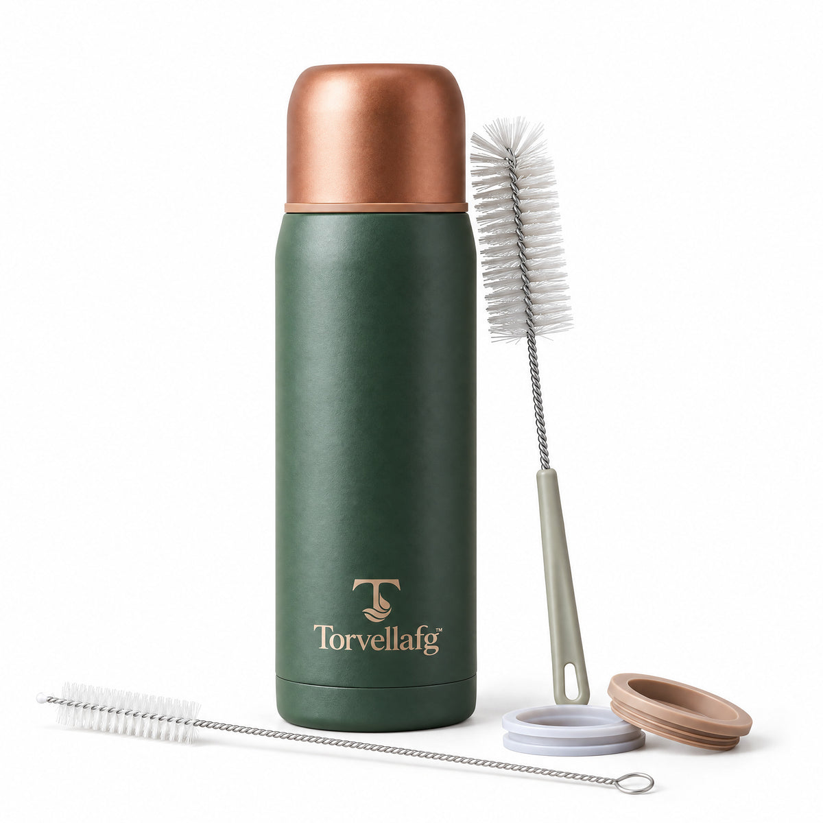Torvellafg™ Vacuum Flask Set with Cleaning Accessories gallery image 2 (white background)
