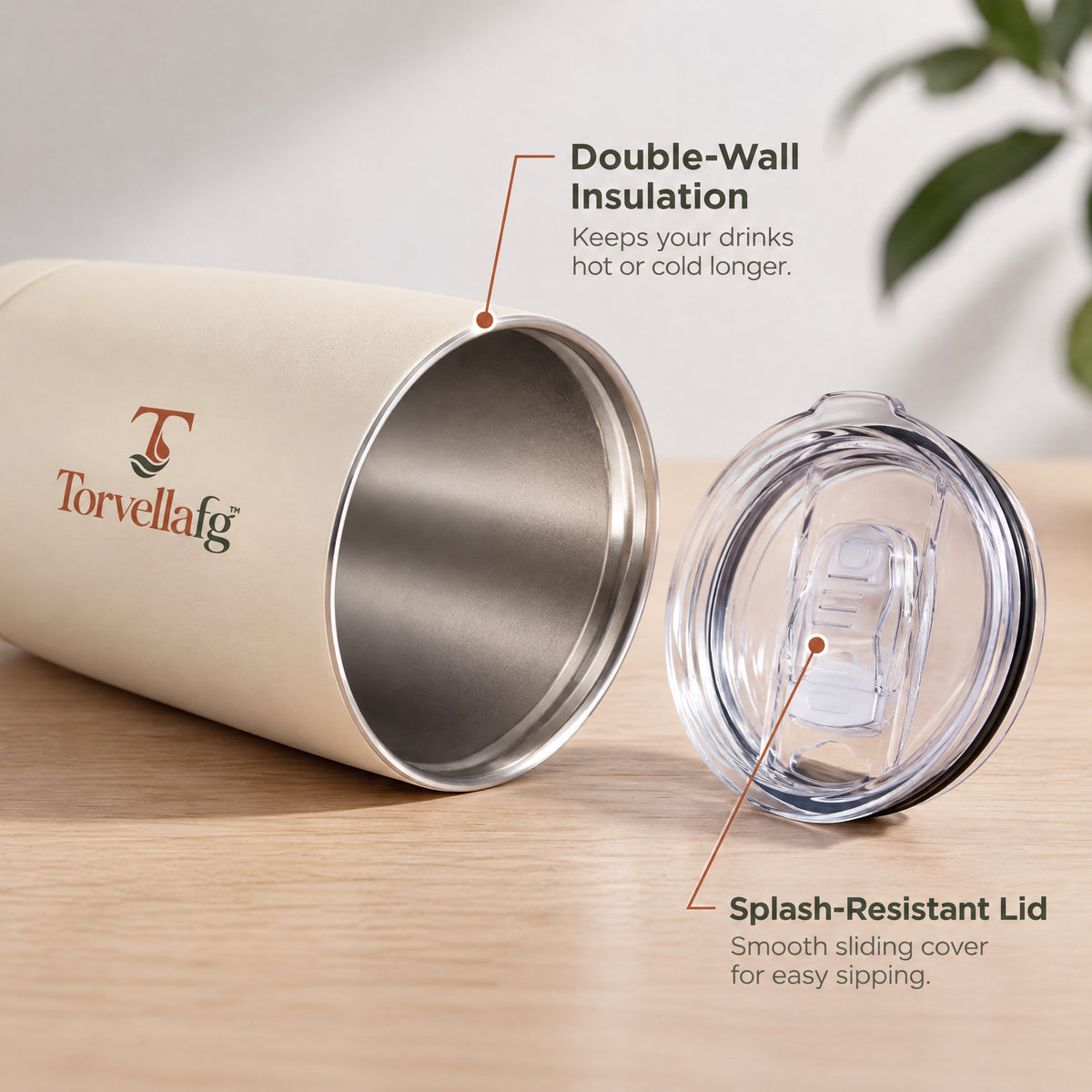 Torvellafg™ Insulated Tumbler Set with Straws gallery image 4