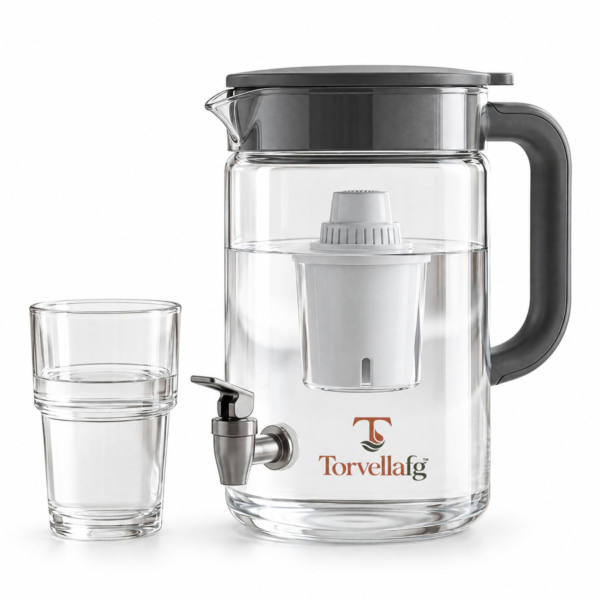 Torvellafg™ Kitchen Water Dispenser Pitcher Set gallery image 2 (white background)