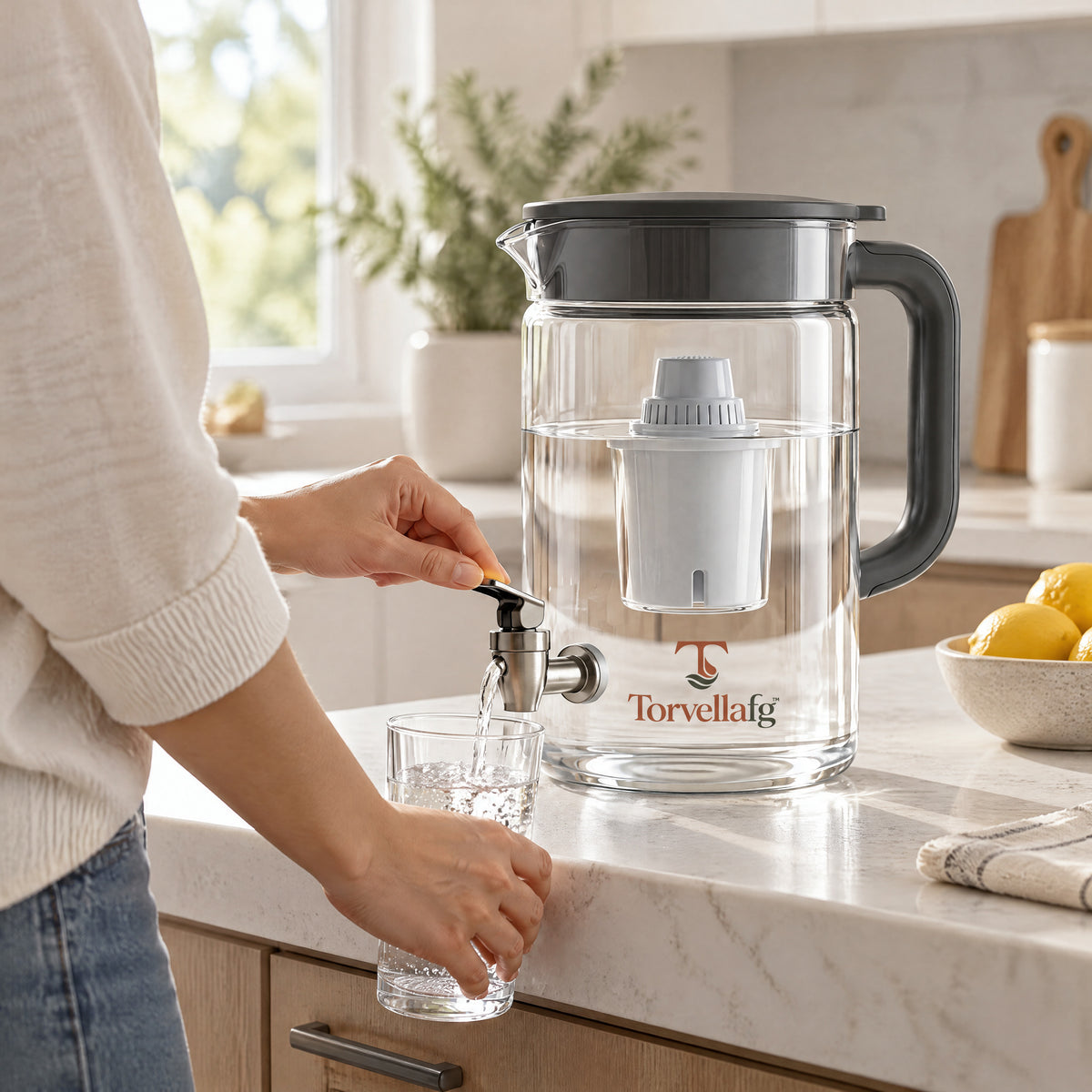 Torvellafg™ Kitchen Water Dispenser Pitcher Set gallery image 3