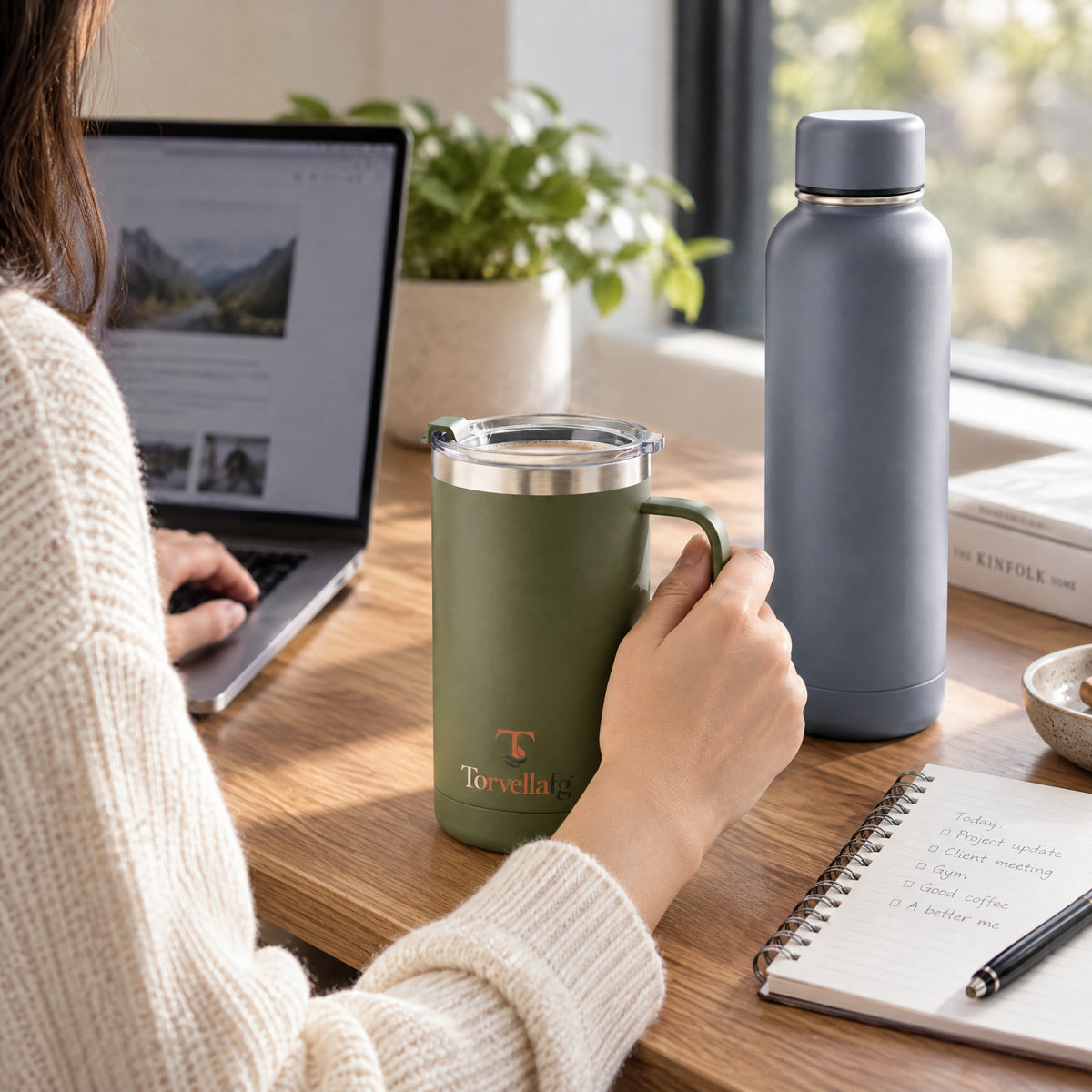 Torvellafg™ Travel Mug & Water Bottle Combo Set gallery image 3