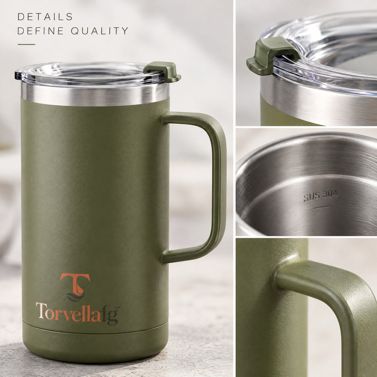 Torvellafg™ Travel Mug & Water Bottle Combo Set gallery image 5